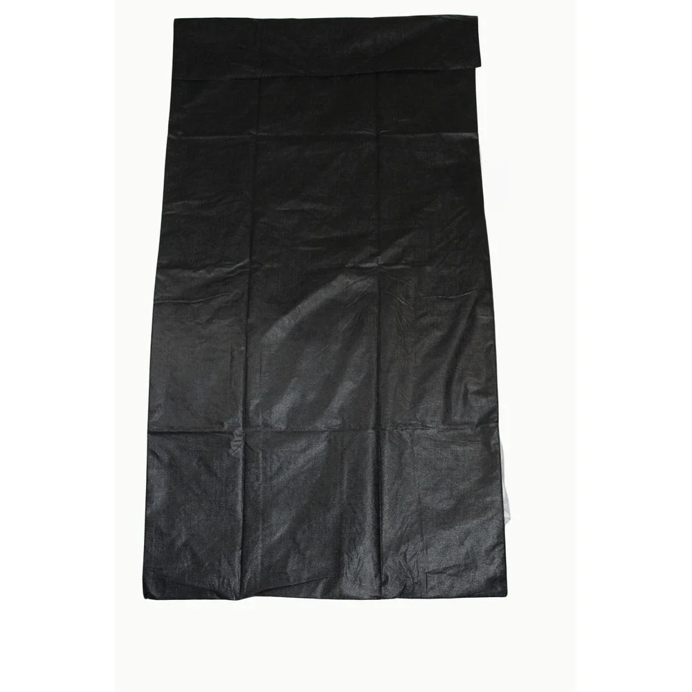 Black Non-Woven Fabric Storage Bag 52 in x 27 in w/ Velcro Closure